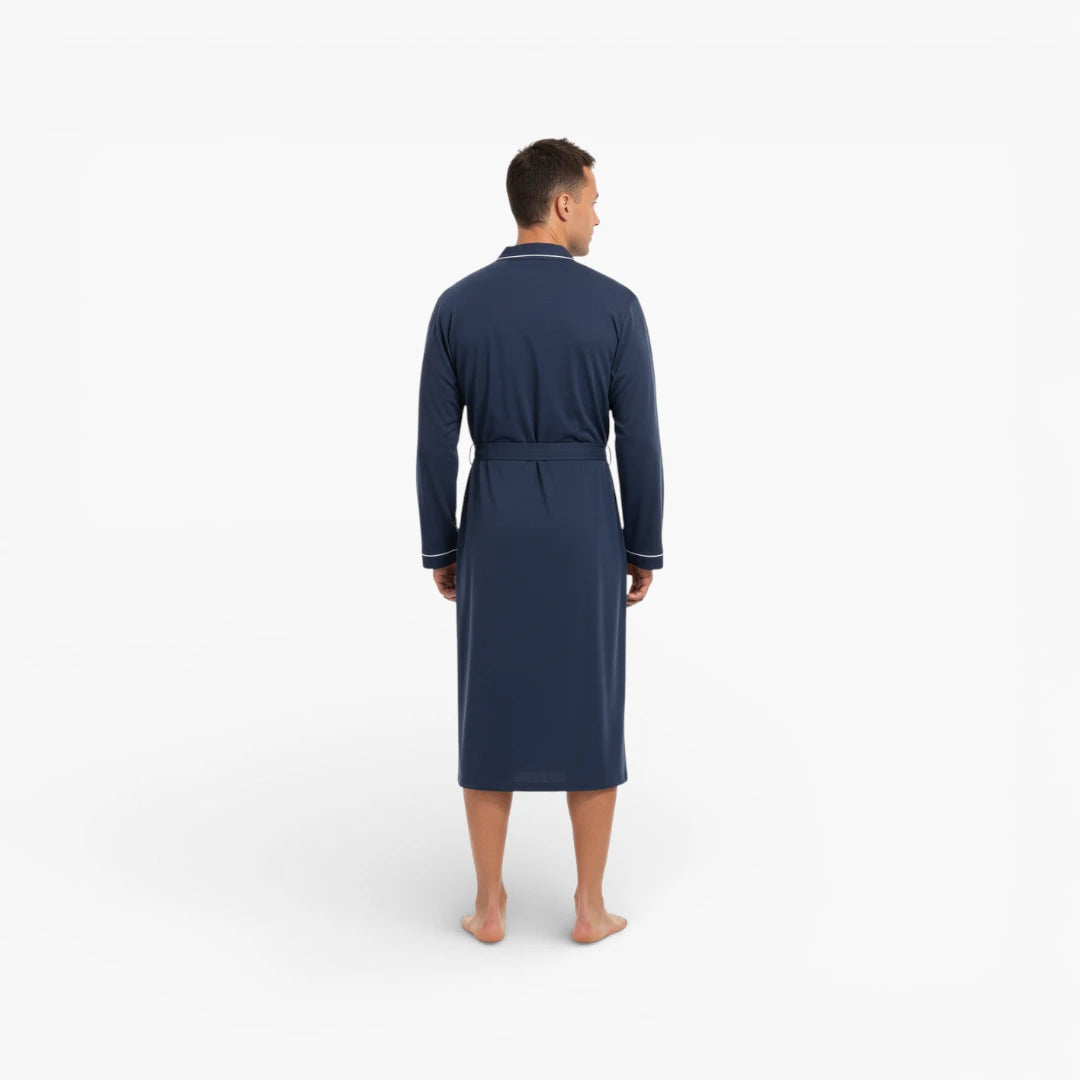 Peignoir Homme Bleu Marine