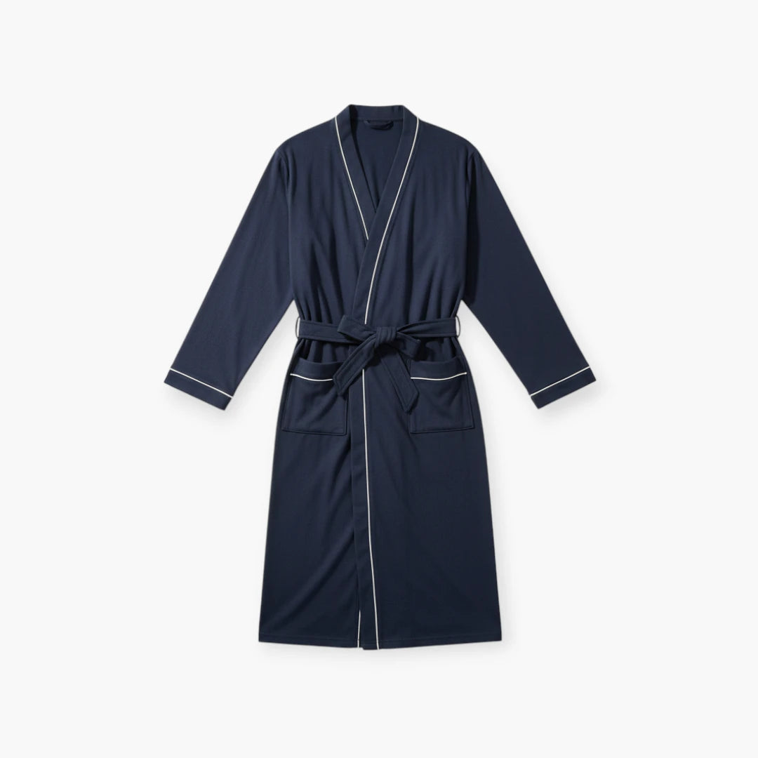 Peignoir Homme Bleu Marine