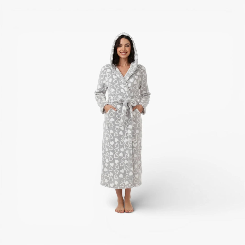 Peignoir Long Femme en Polaire épais
