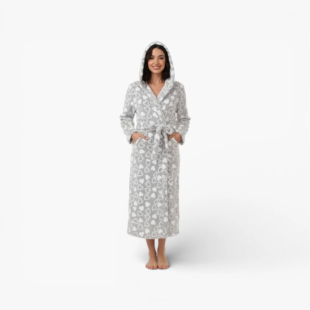 Peignoir Long Femme en Polaire épais