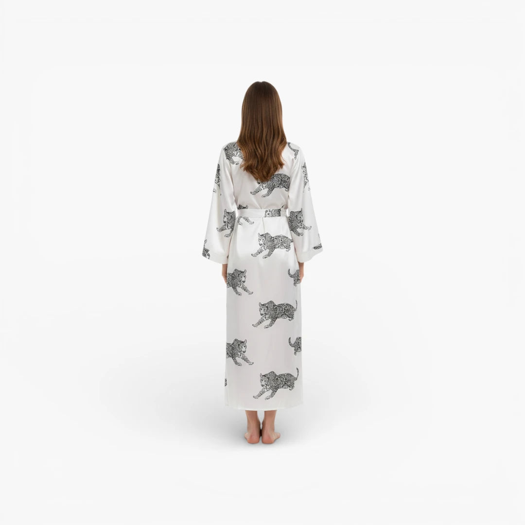 Peignoir Satin Femme Printemps