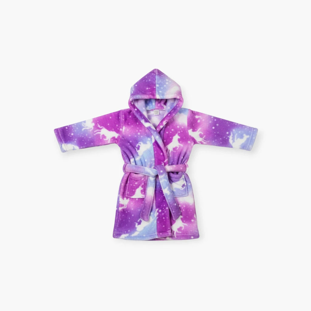 Peignoir Bain Enfant Licorne Coton