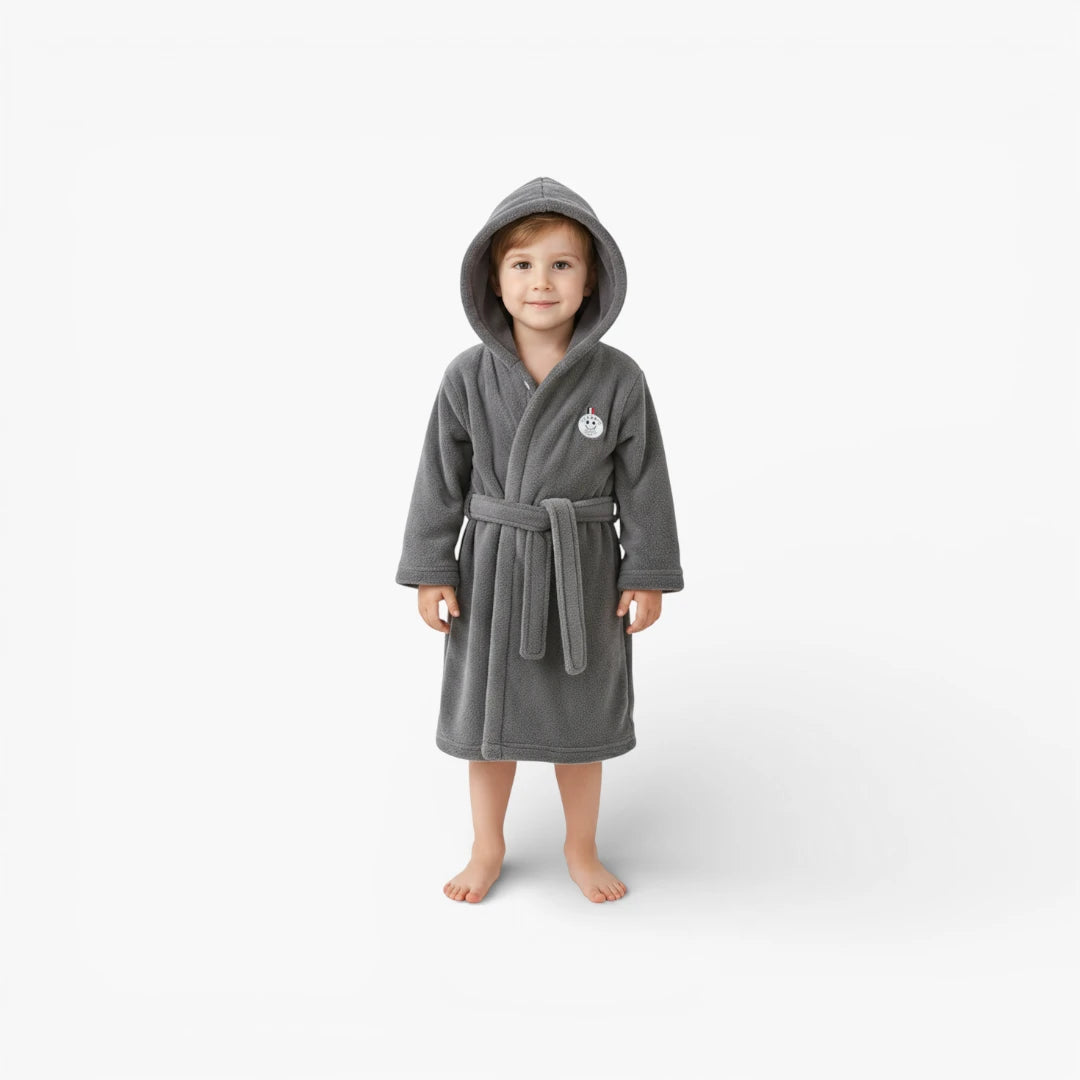 Peignoir Enfant Gris