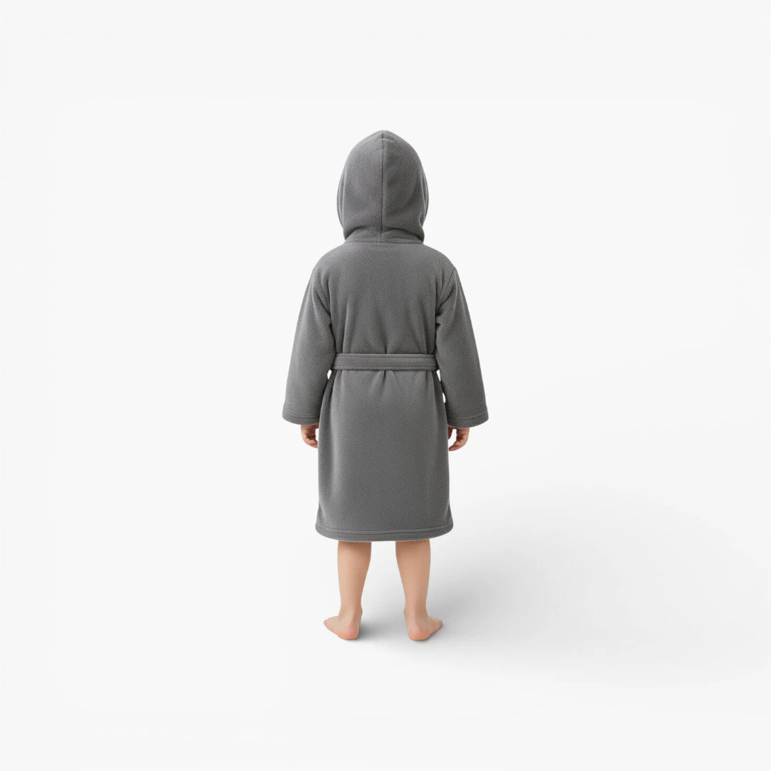 Peignoir Enfant Gris