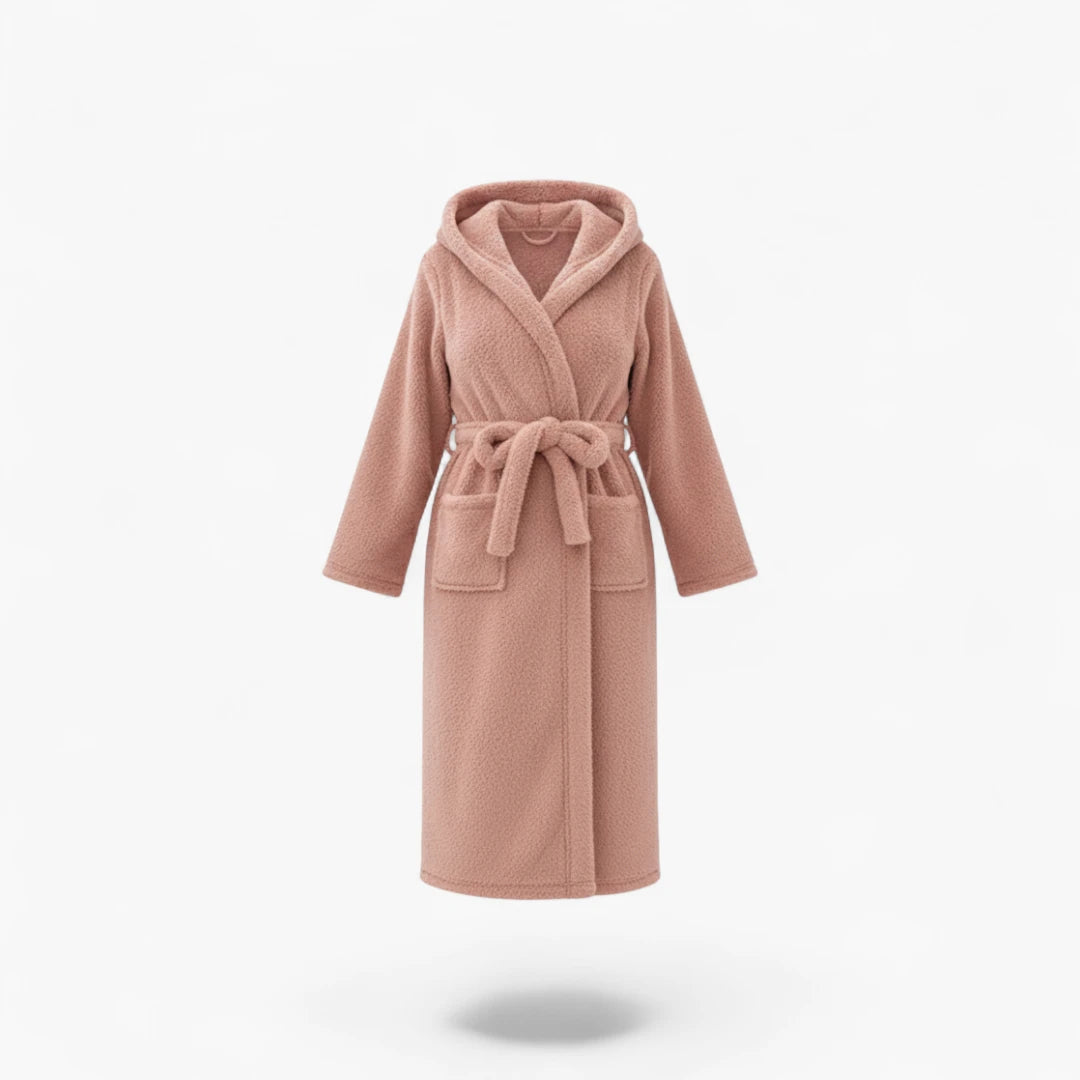 Peignoir Femme Polaire Rose
