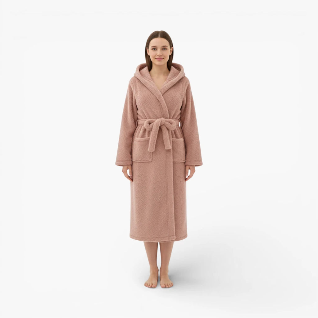 Peignoir Femme Polaire Rose