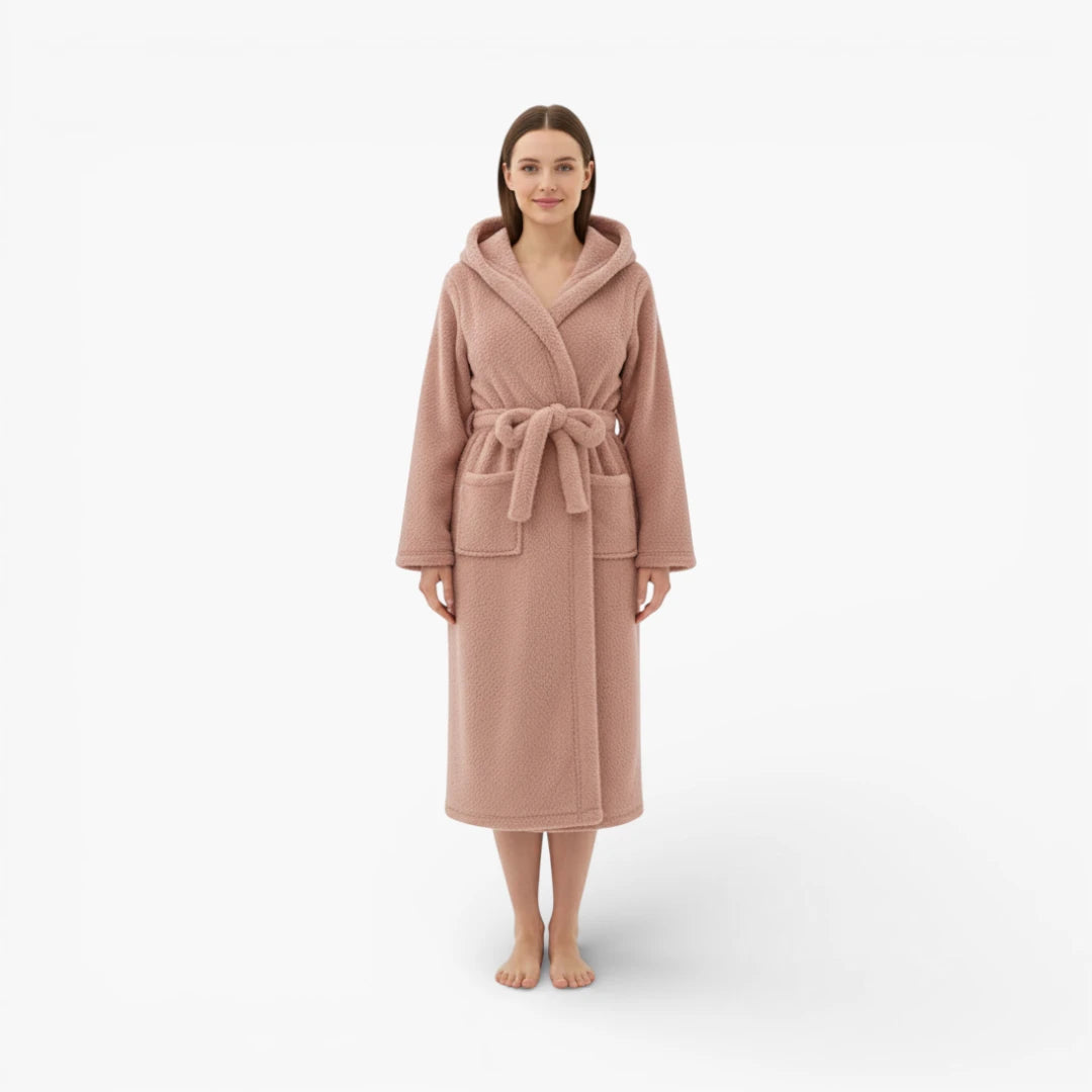 Peignoir Femme Polaire Rose