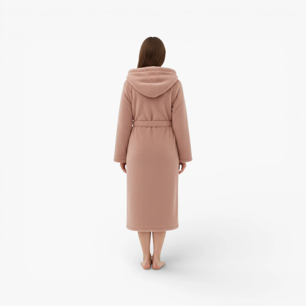 Peignoir Femme Polaire Rose