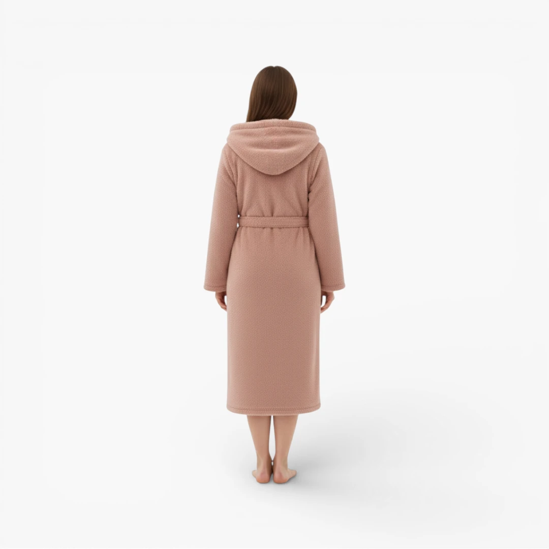 Peignoir Femme Polaire Rose