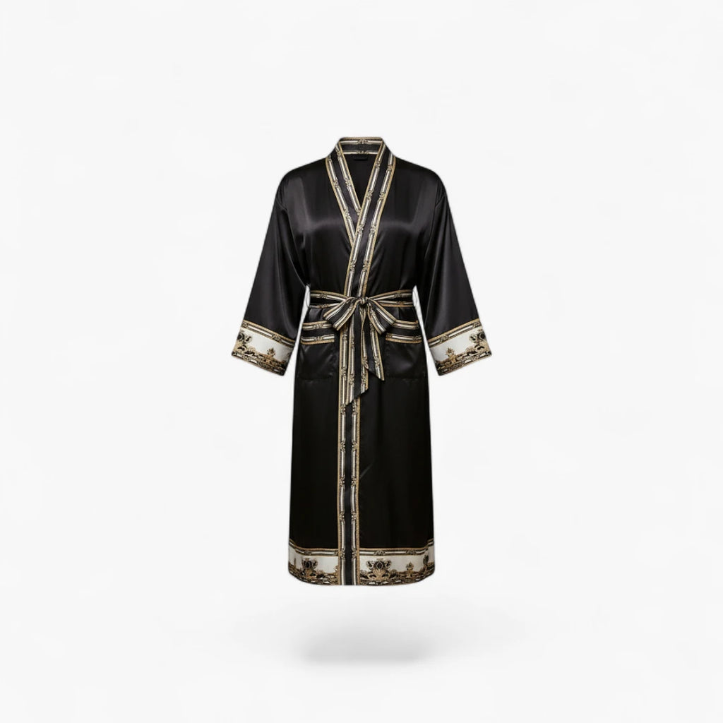 Kimono Femme en Satin Long