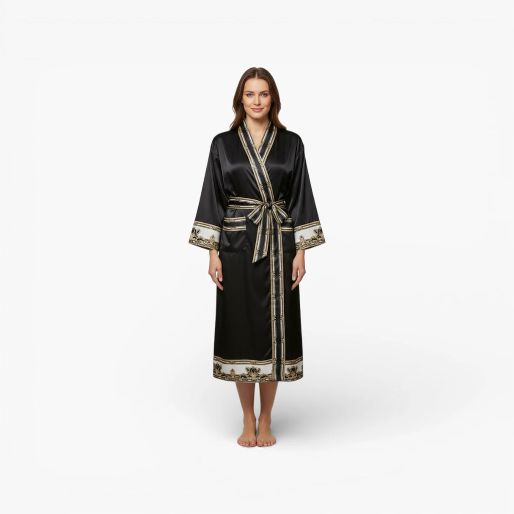 Kimono Femme en Satin Long
