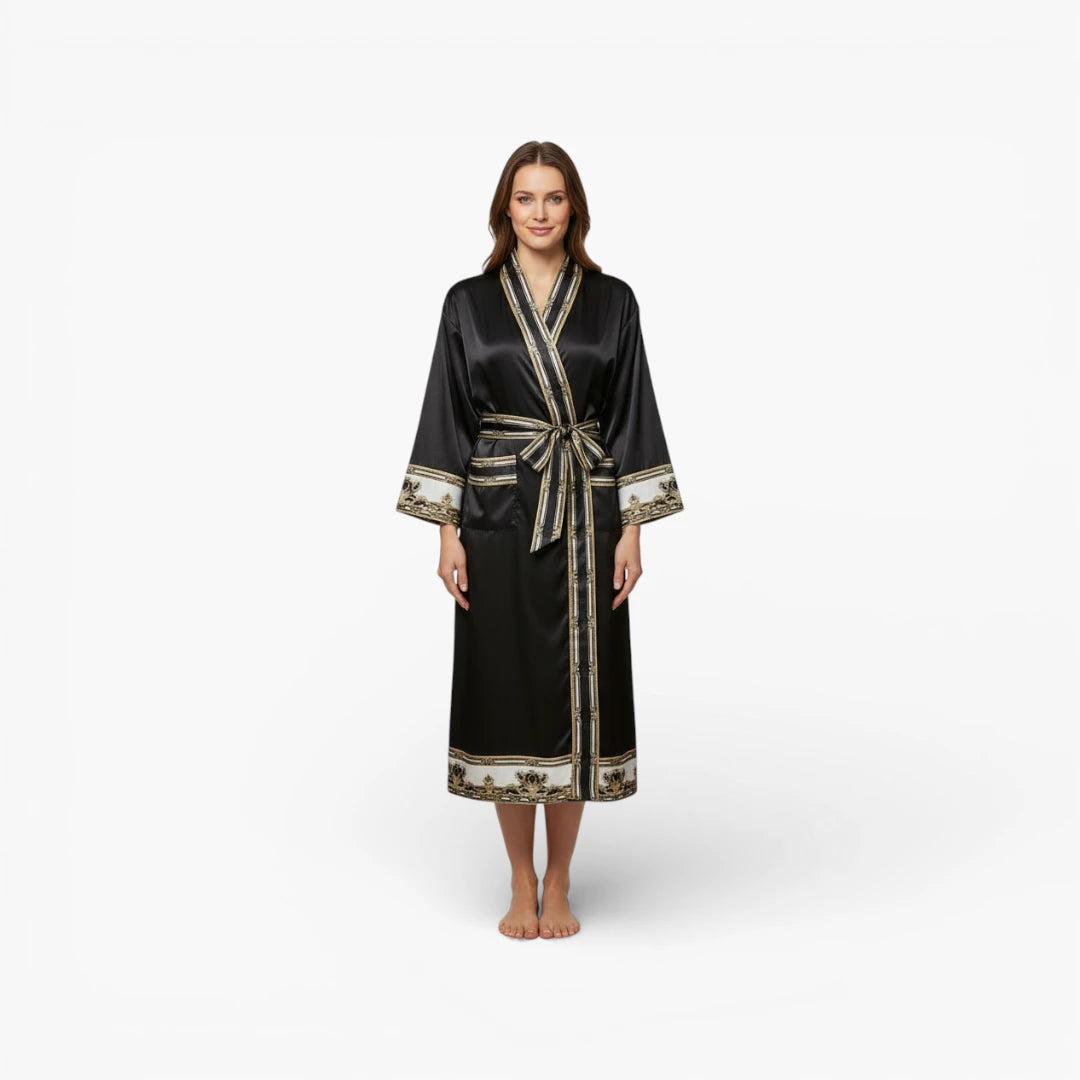Kimono Femme en Satin Long