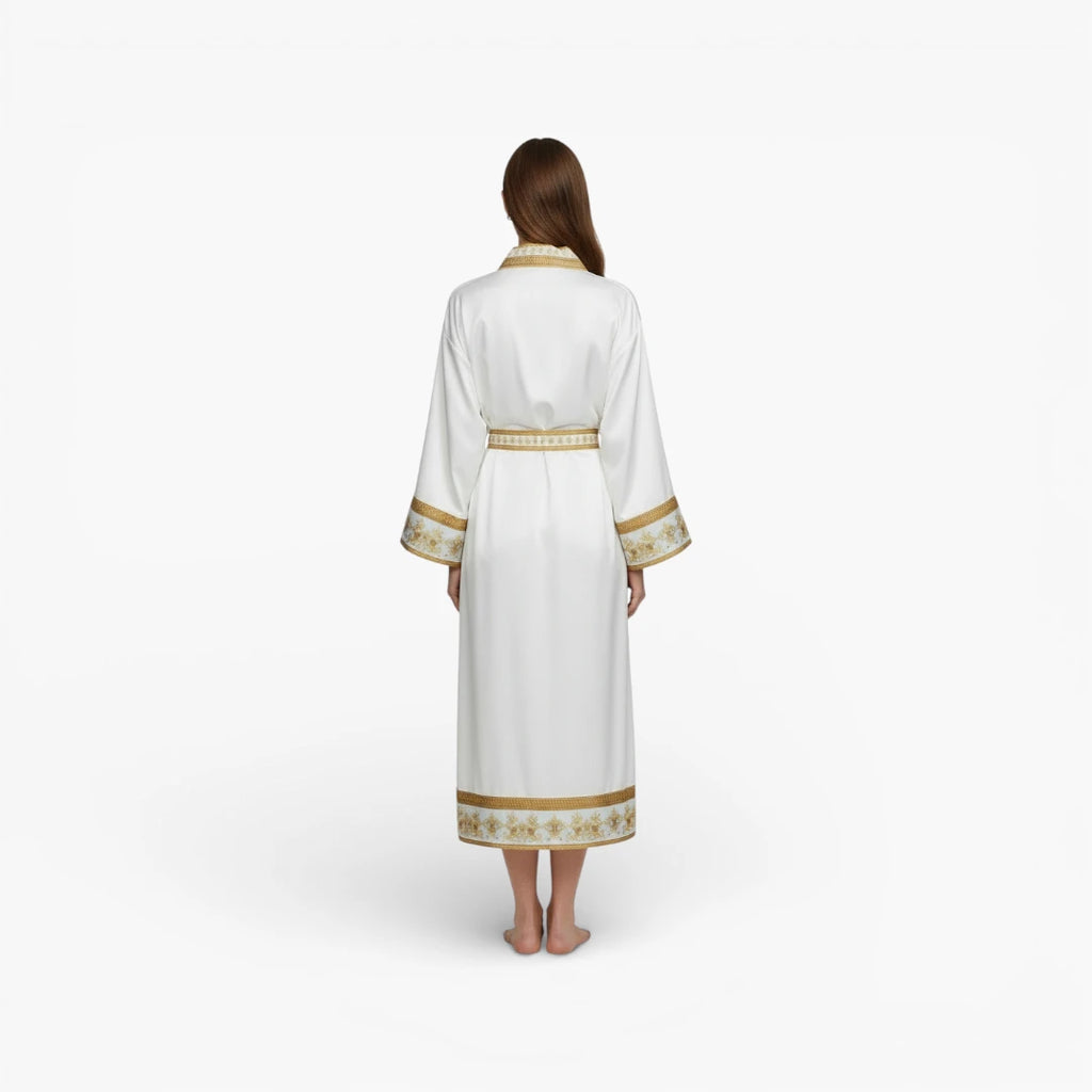 Kimono Femme en Satin Long