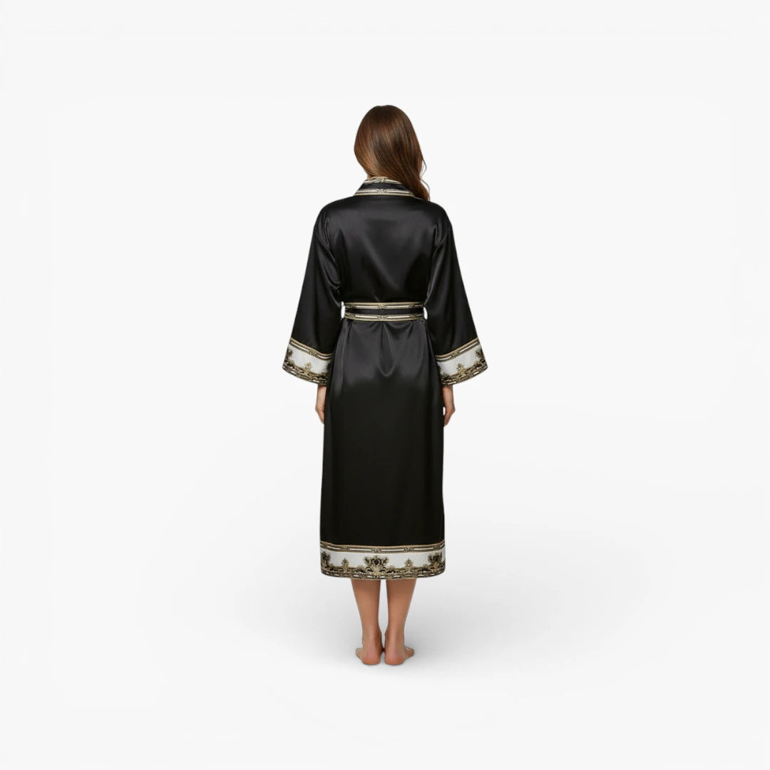 Kimono Femme en Satin Long
