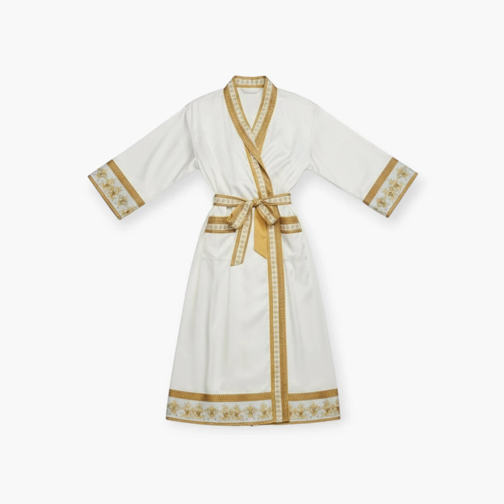 Kimono Femme en Satin Long