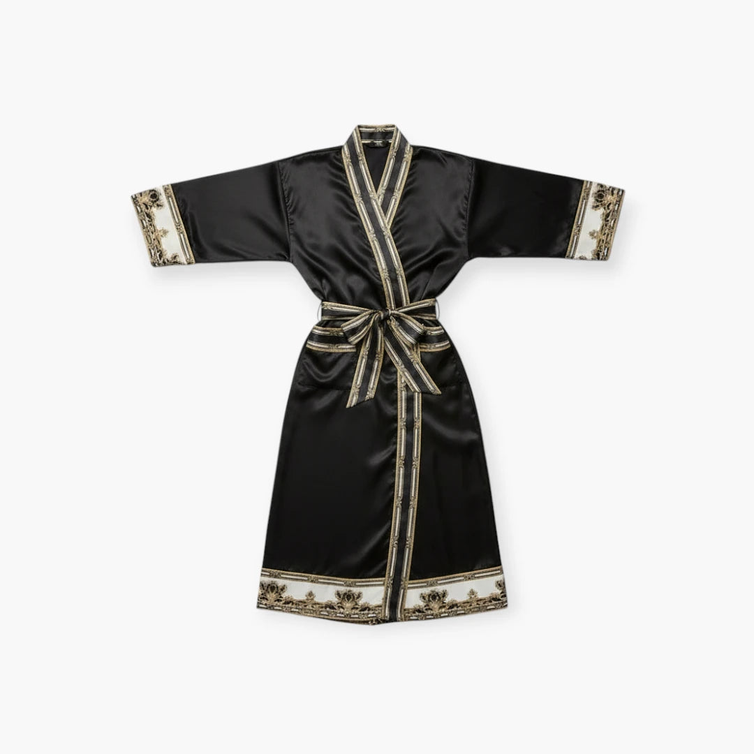 Kimono Femme en Satin Long