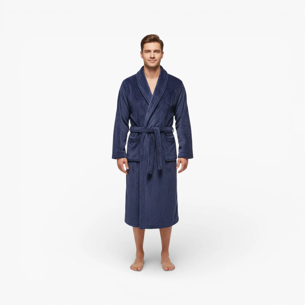 Peignoir Long Homme Hiver Chaud Doux
