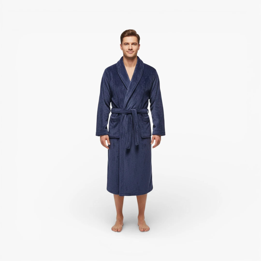 Peignoir Long Homme Hiver Chaud Doux