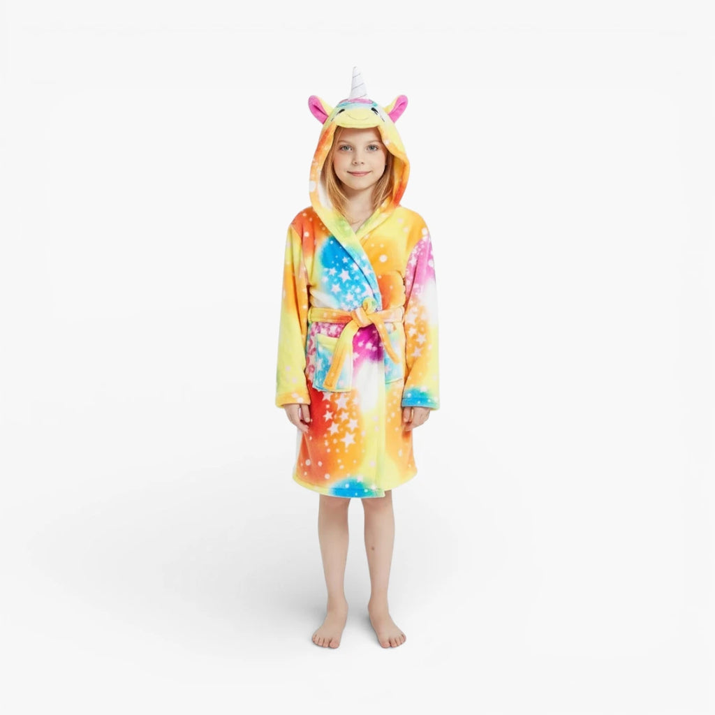 Peignoir en coton pour petite fille