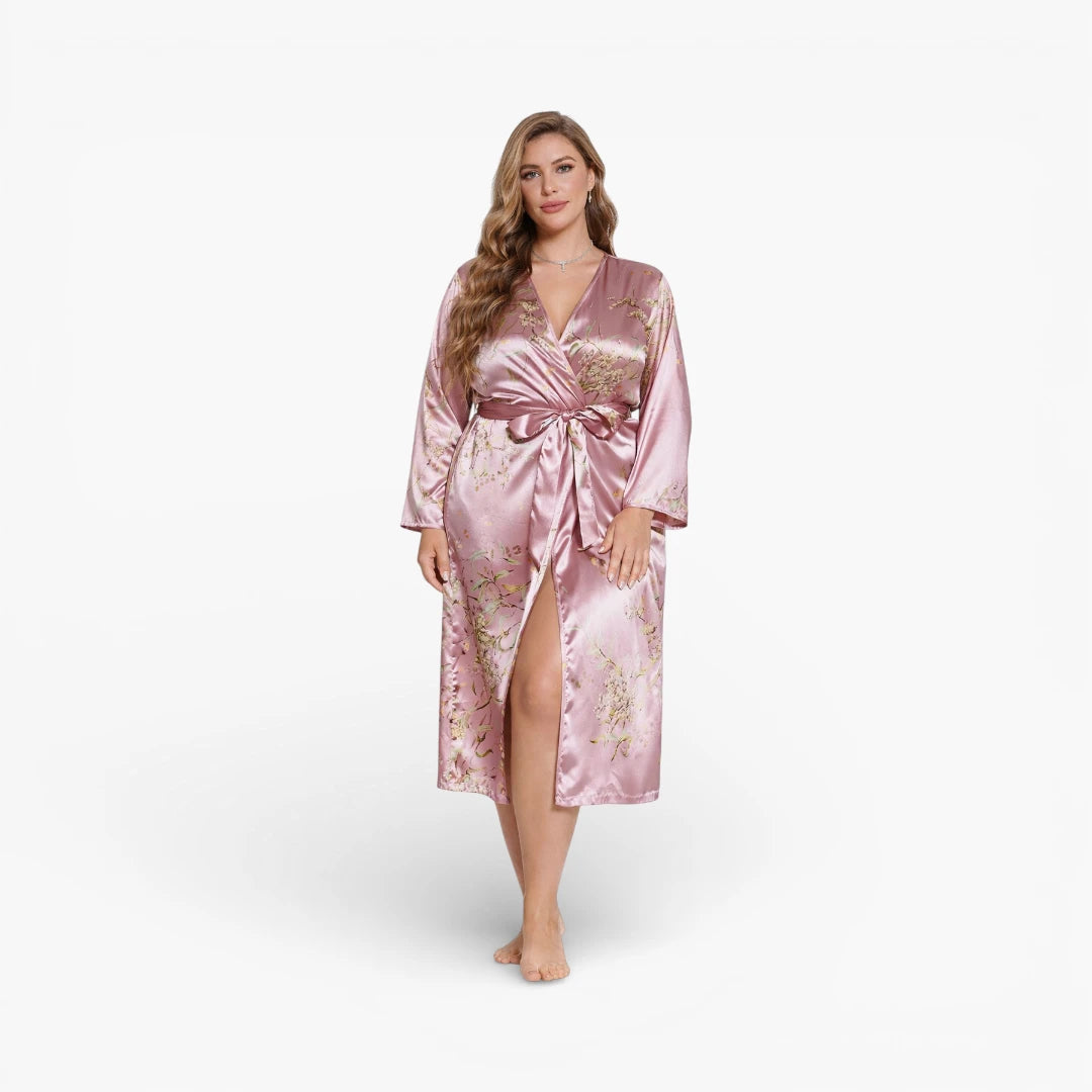 Peignoir Satin pour Femme Ronde Sexy
