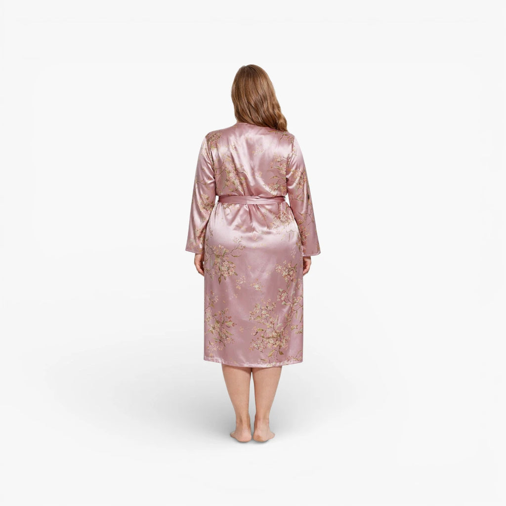 Peignoir Satin pour Femme Ronde Sexy
