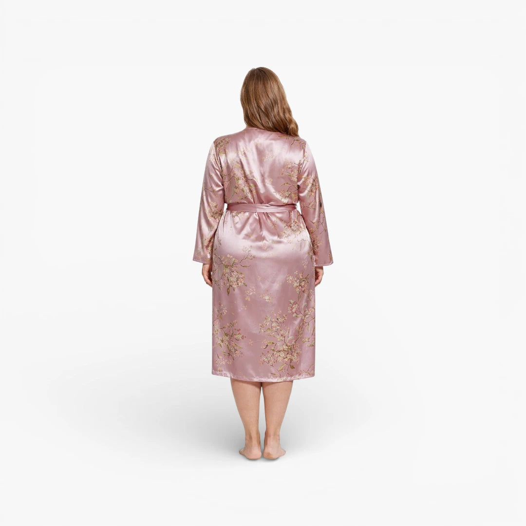Peignoir Satin pour Femme Ronde Sexy