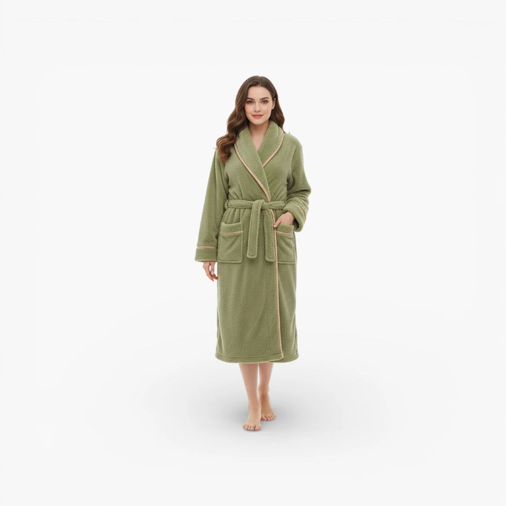 Peignoir Velour Polaire Femme