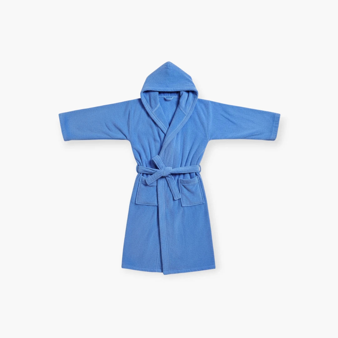 Peignoir de bain pour homme 100 % coton avec capuche