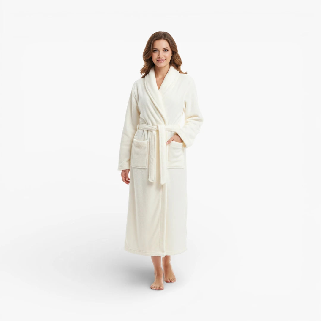 Peignoir femme chaud long