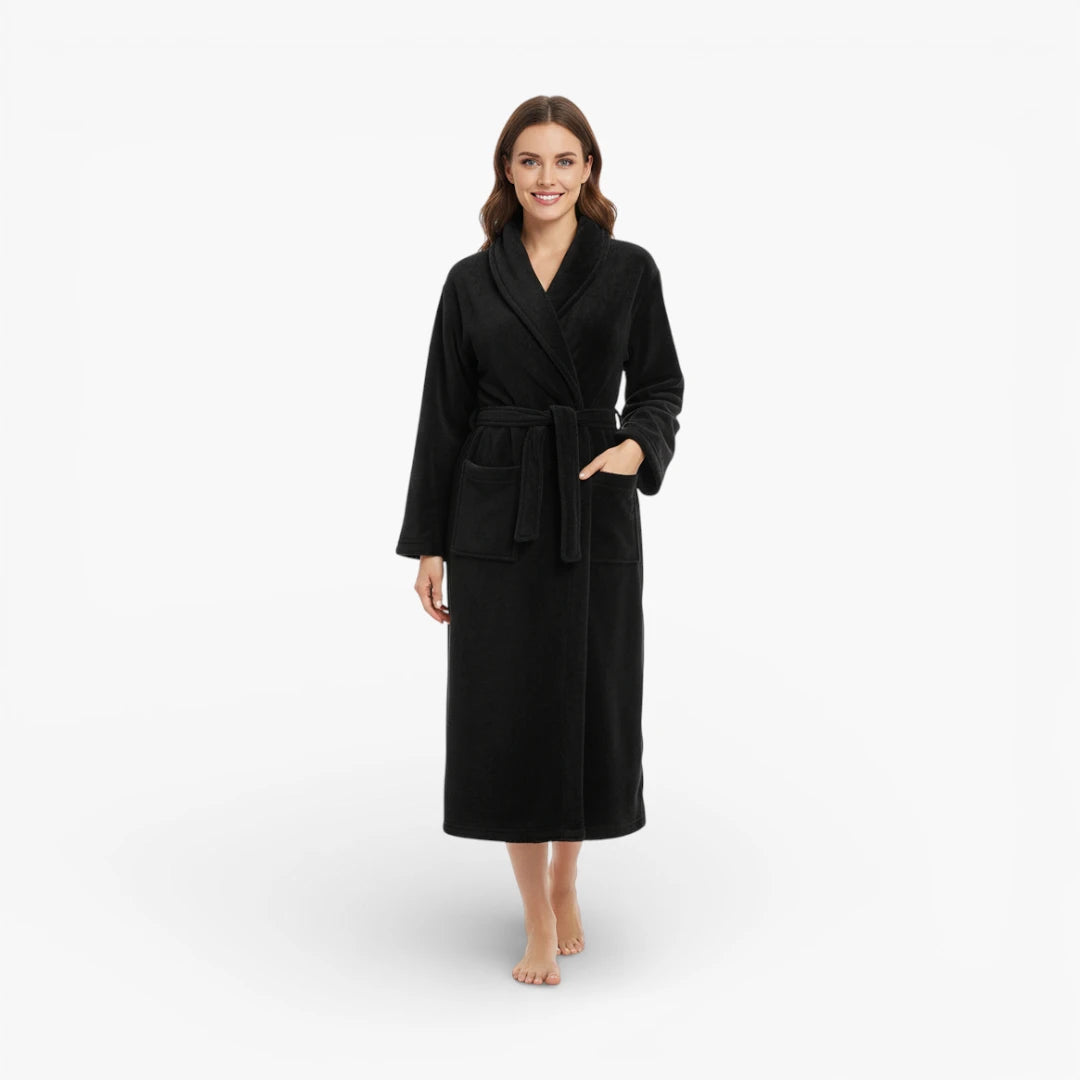 Peignoir femme chaud long