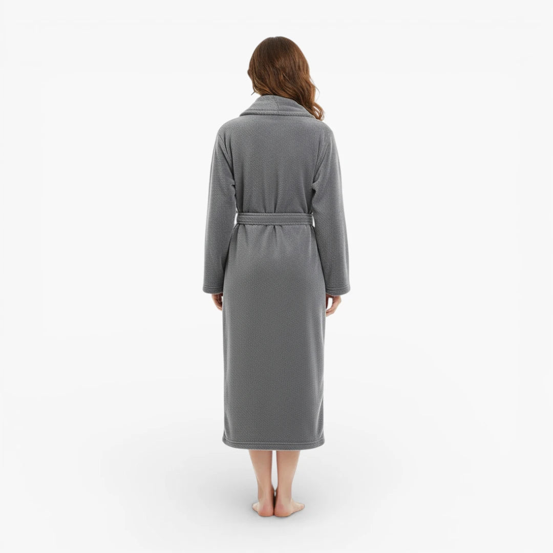 Peignoir femme chaud long