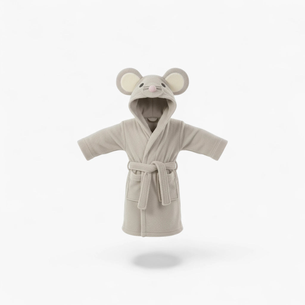 Peignoir bébé souris