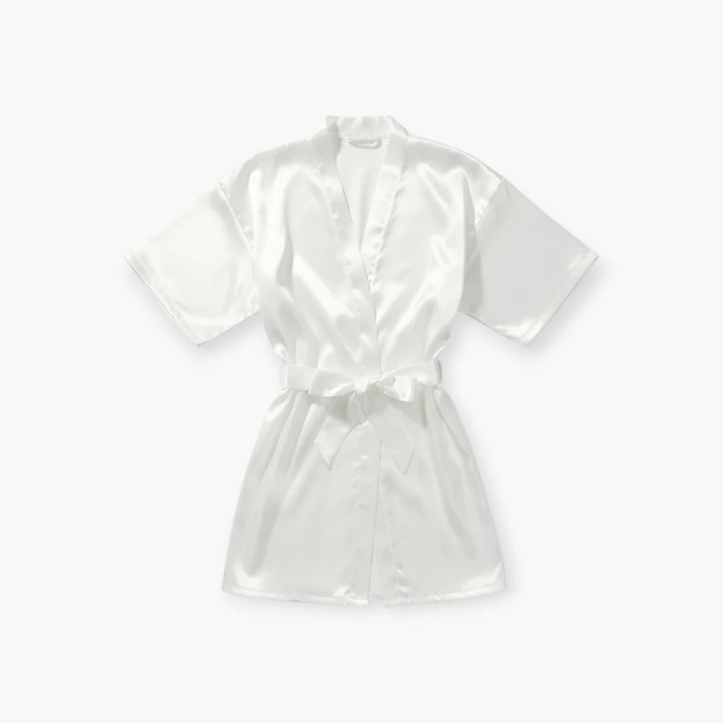 Peignoir Court en Soie Femme