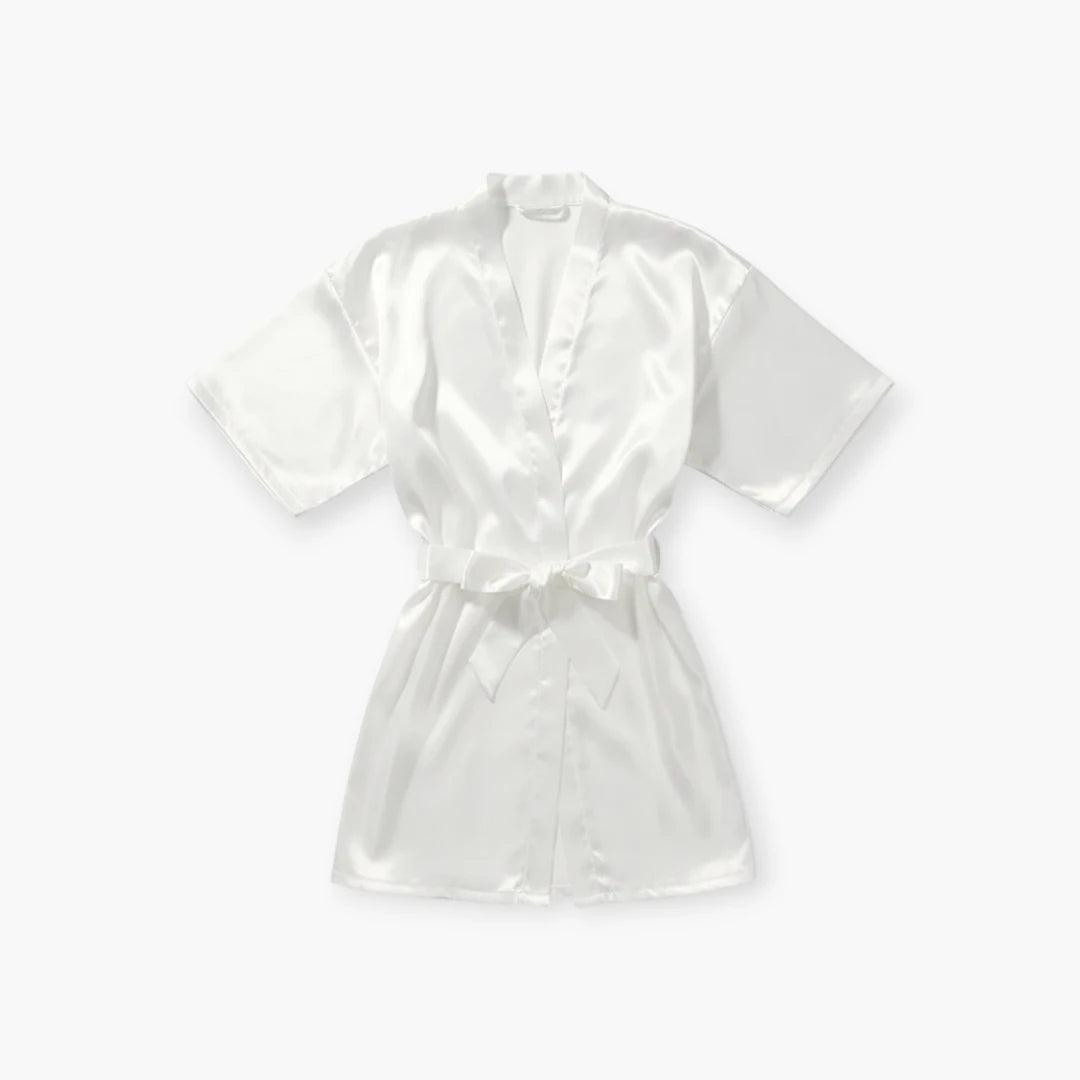 Peignoir Court en Soie Femme