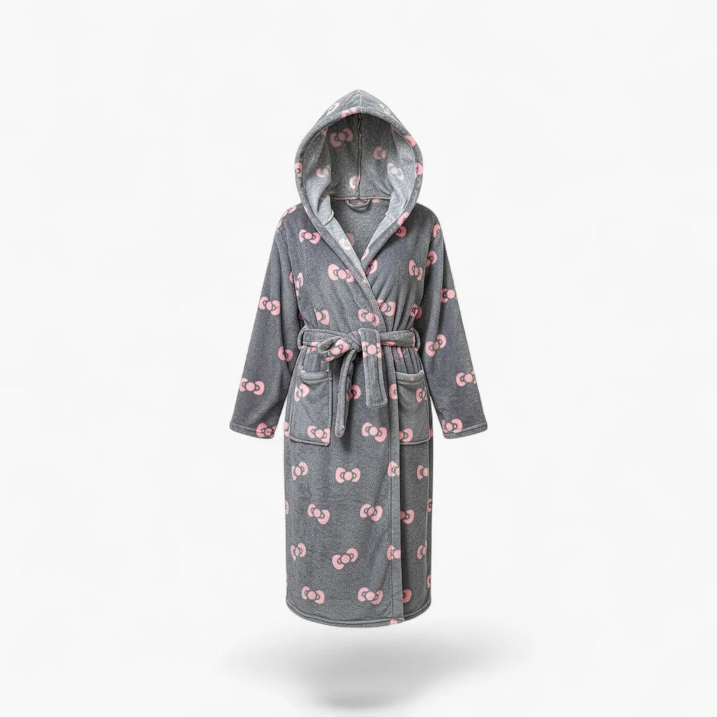 Peignoir de Bain Ultra Doux Chaud Douillet Hiver Femme