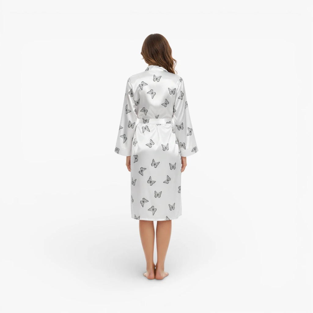 Peignoir de Bain imprimé Papillon Femme