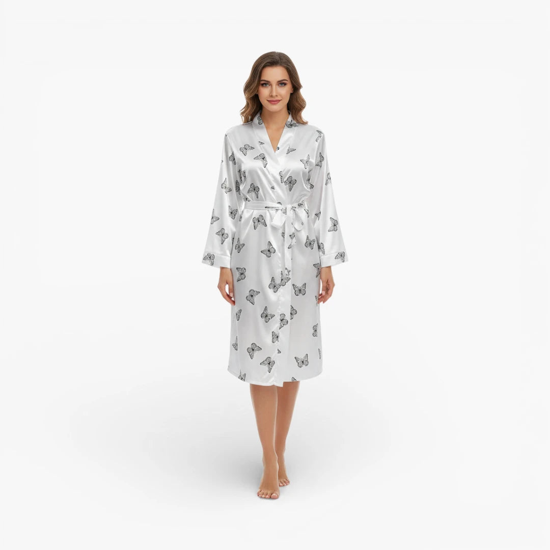 Peignoir de Bain imprimé Papillon Femme