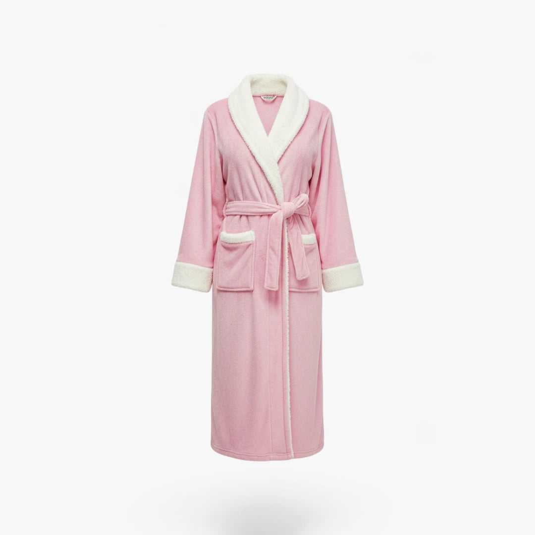 Peignoir de bain femme rose