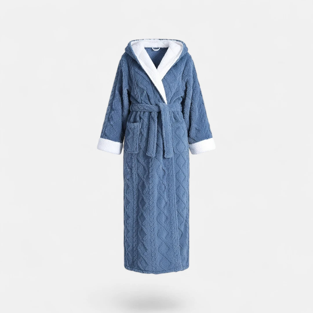 Peignoir en Flanelle Femme Longue