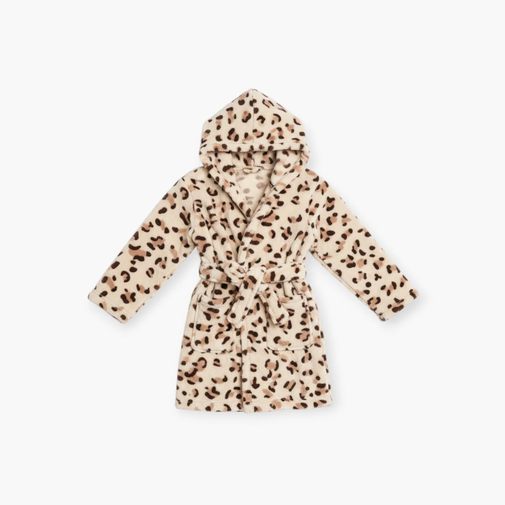 Peignoir enfant léopard