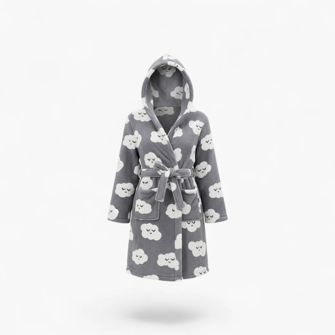 Peignoir Femme Polyester à Capuche