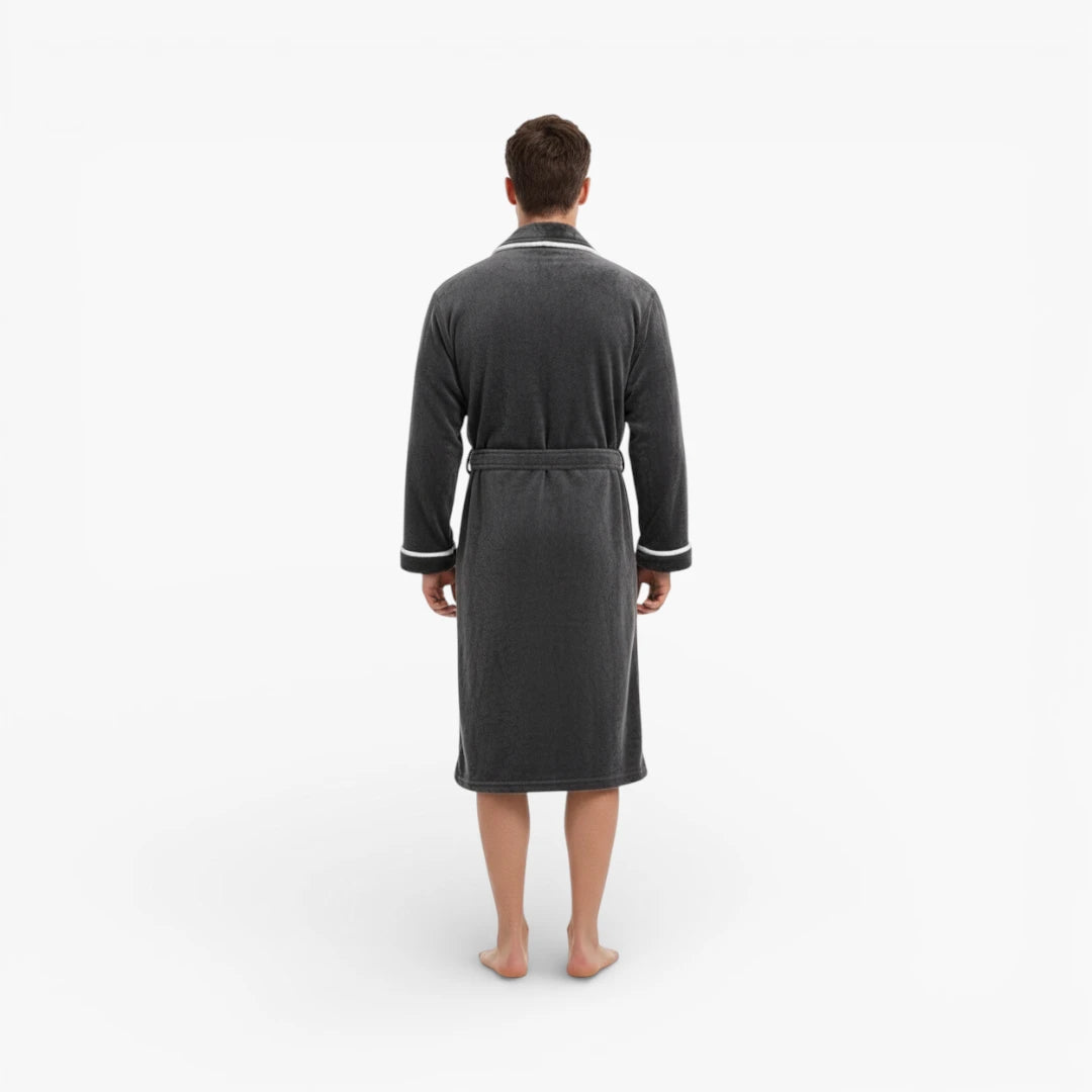Peignoir Homme Velours et Flanelle