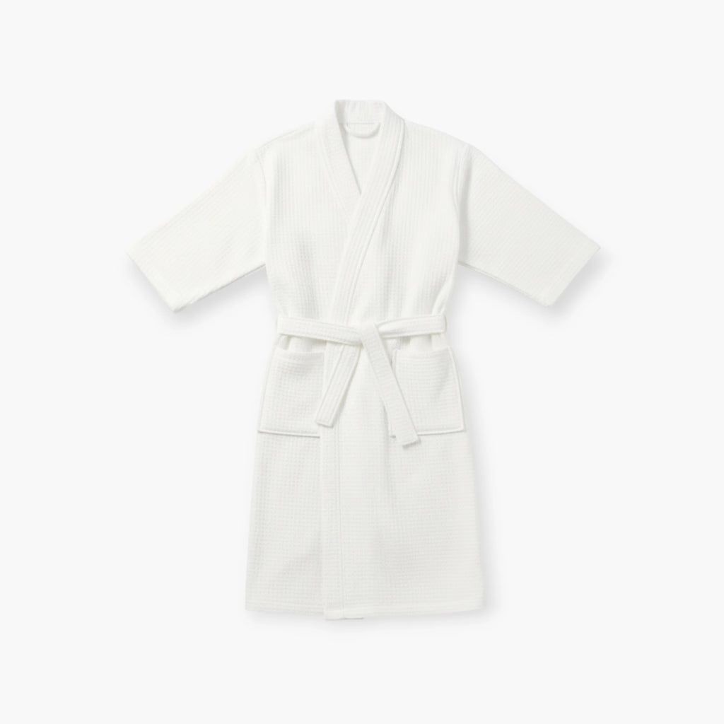 Peignoir Homme Carré Blanc Nid d’Abeille