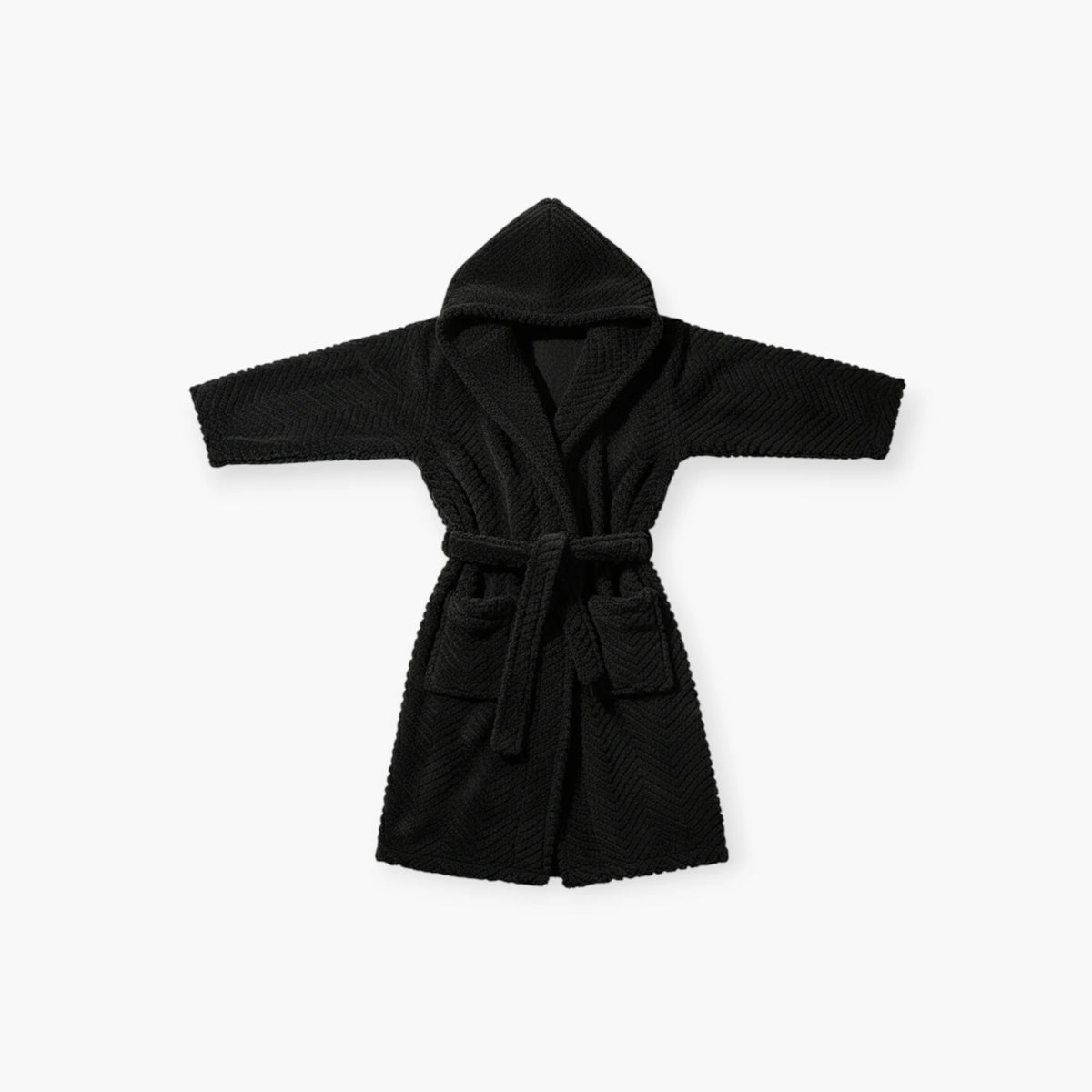 Peignoir Femme – Hiver Épais Noir