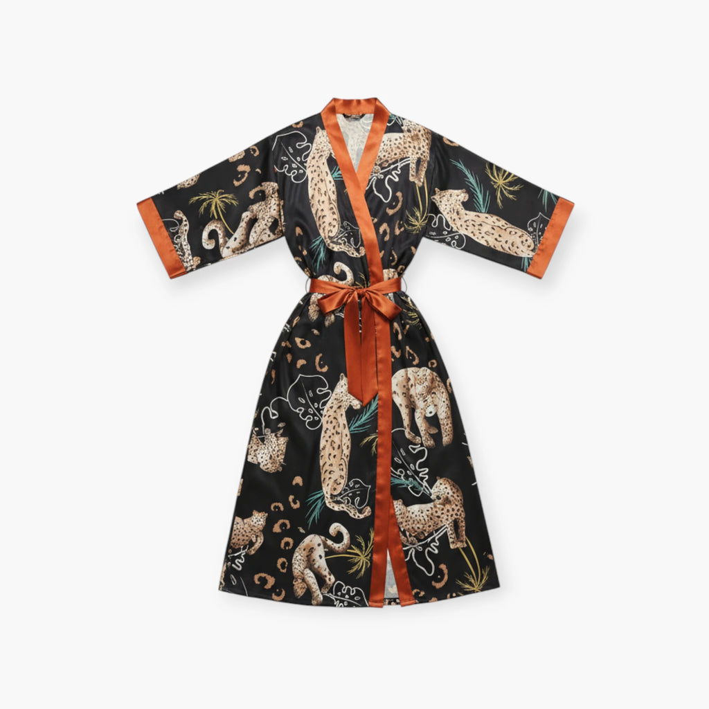 Peignoir Imprimé Leopard