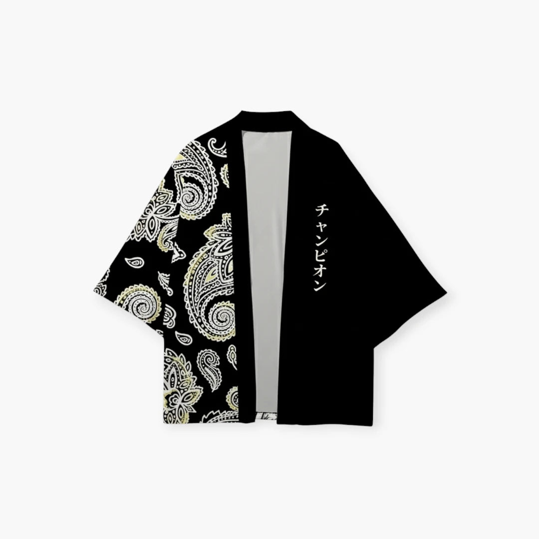 Kimono manche courte homme