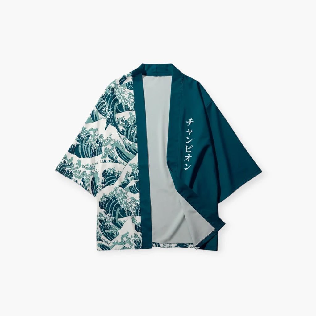 Kimono homme vert