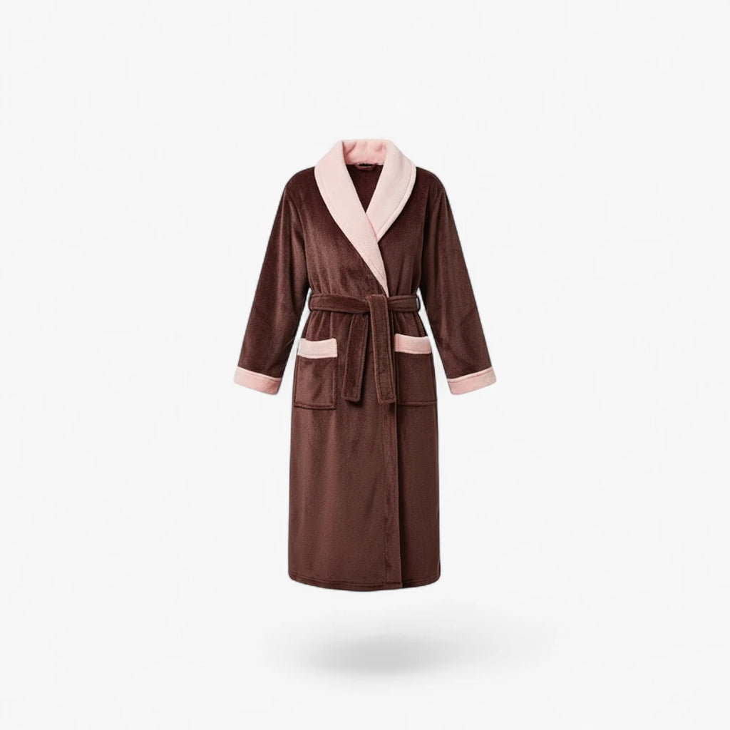 Peignoir Col Châle Femme