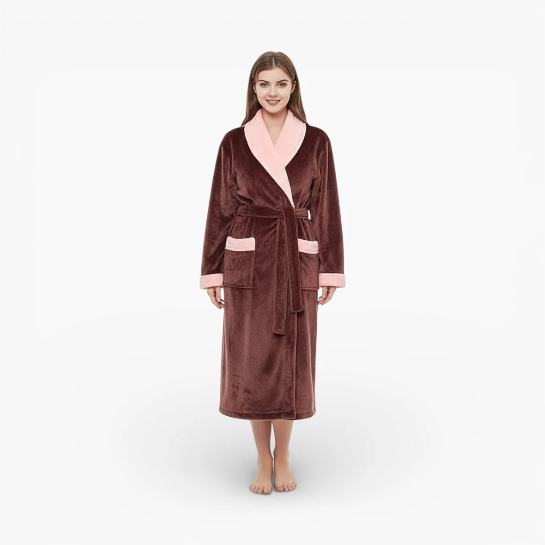 Peignoir Col Châle Femme