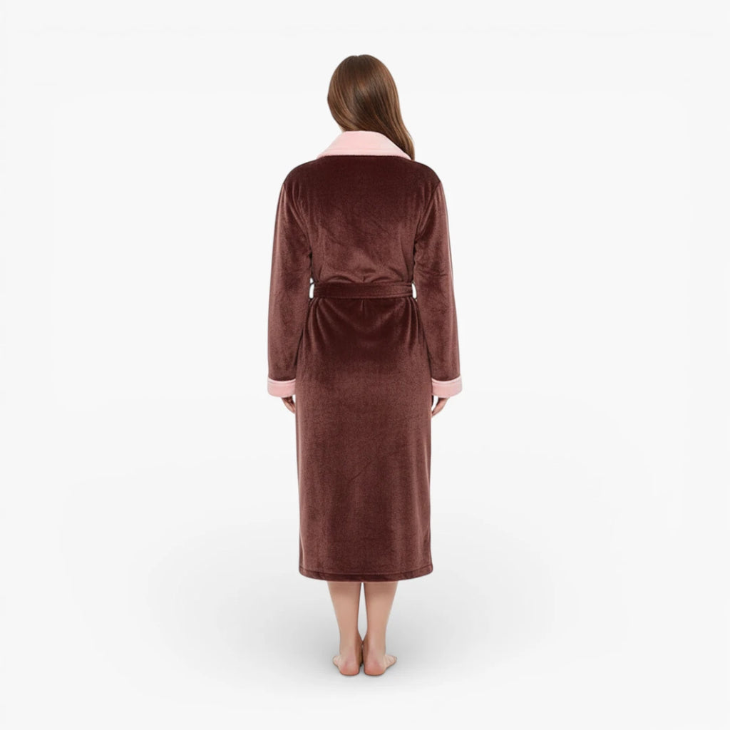 Peignoir Col Châle Femme